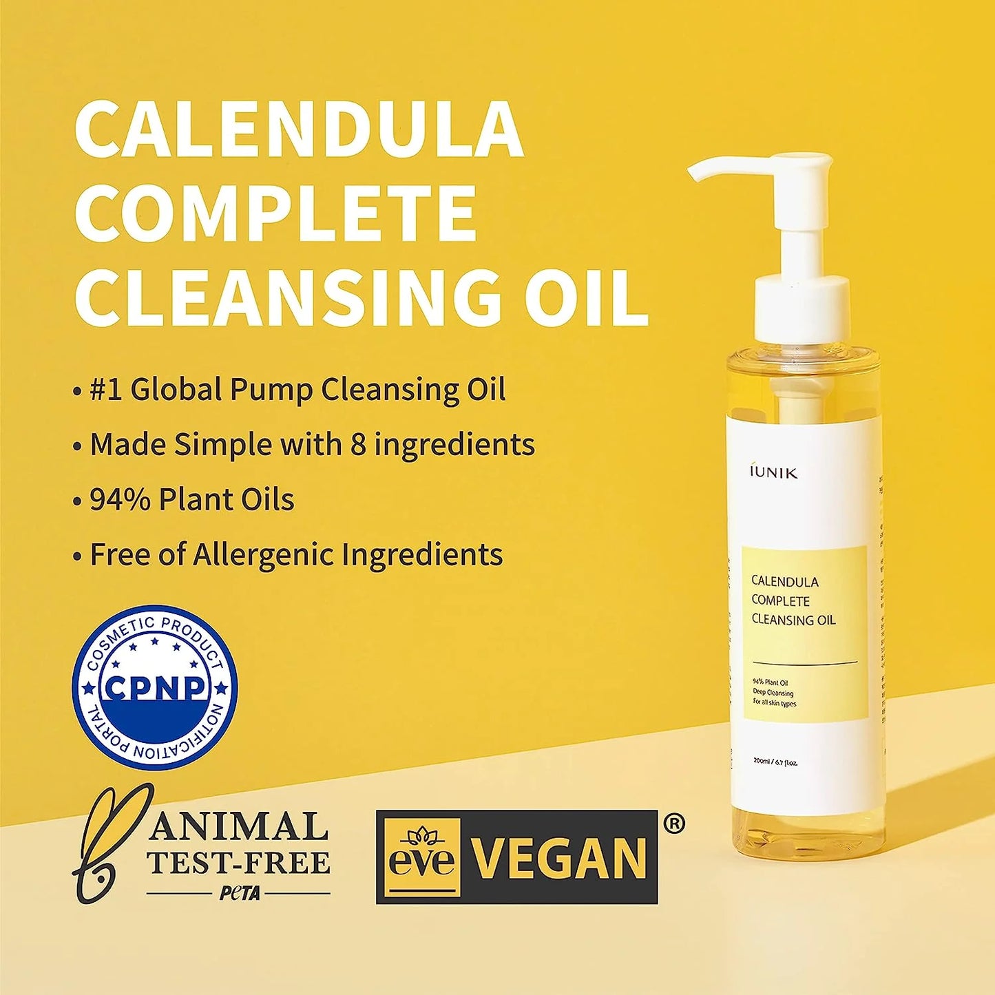 Calendula Complete Deep Vegan Cleansing Oil 200ml - Rivvy Momo