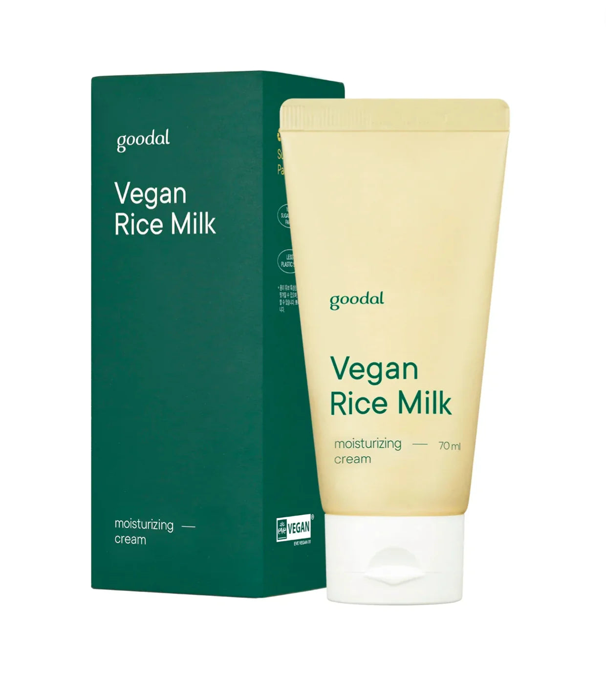 Vegan Rice Milk Moisturizing Cream 70ml - Rivvy Momo