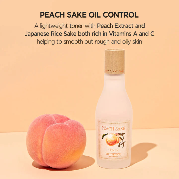 Peach Sake Toner 135ml - Rivvy Momo